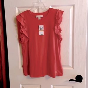 Light Red Women’s Top Size S runs big fits like a M.